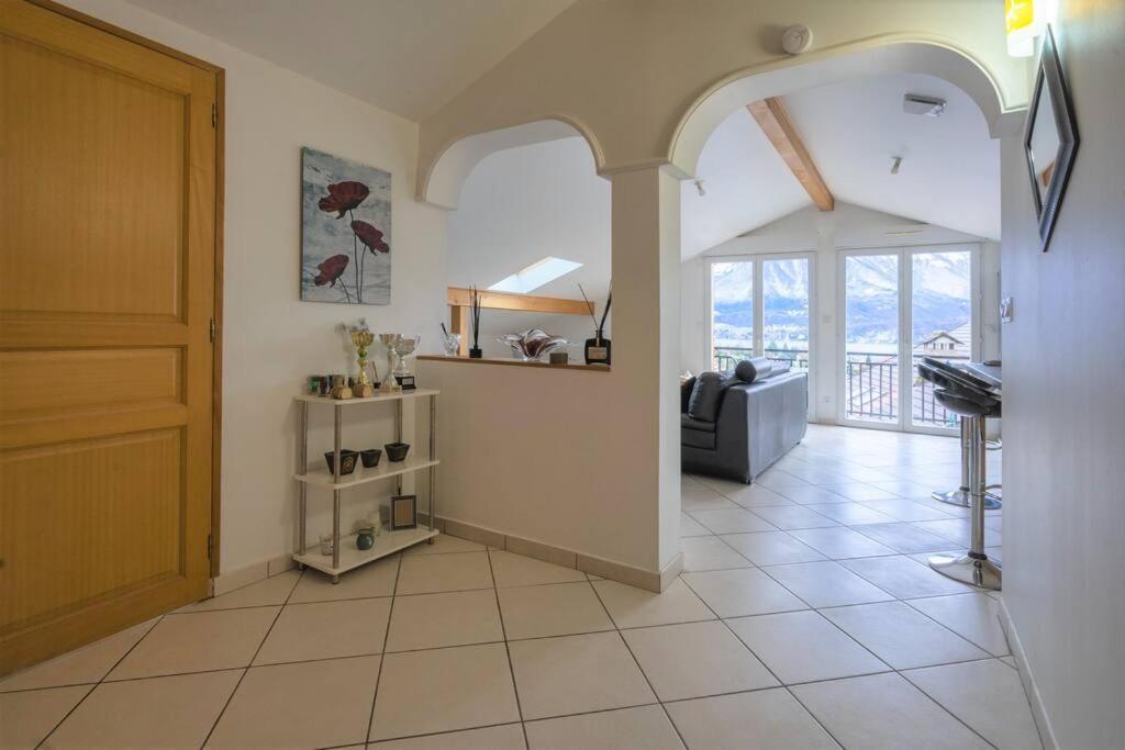 Cabana & Panorama Lac Annecy -Parking & Terrasse Sevrier Ngoại thất bức ảnh